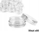 Pojemniki 3ml na Ozdoby 50szt x 80